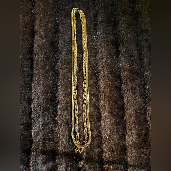 VINTAGE MULTI CHAIN NECKLACE - Picture 4 of 6